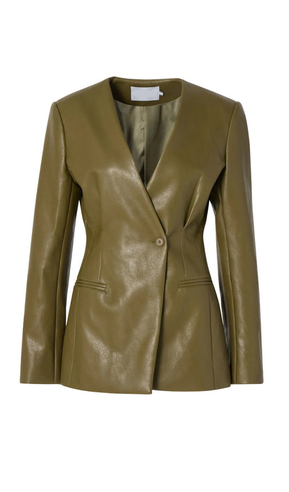 BLAZER DE CUERO VEGANO