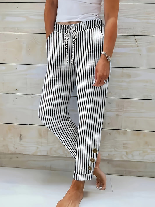 Lena – Pantalones de Cintura Elástica