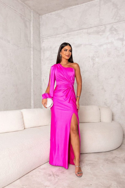 VESTIDO MELYSSA | ELEGANCIA DE UN SOLO HOMBRO