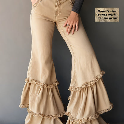 PANTALÓN CASUAL FLARE MINIMAL