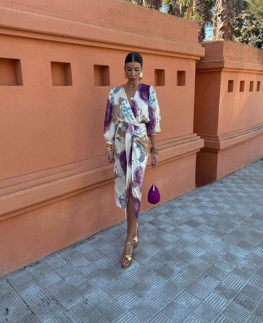 Morday – Vestido Midi Tropical