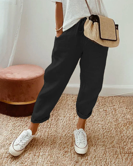 LUCY – Pantalones de lino con estilo