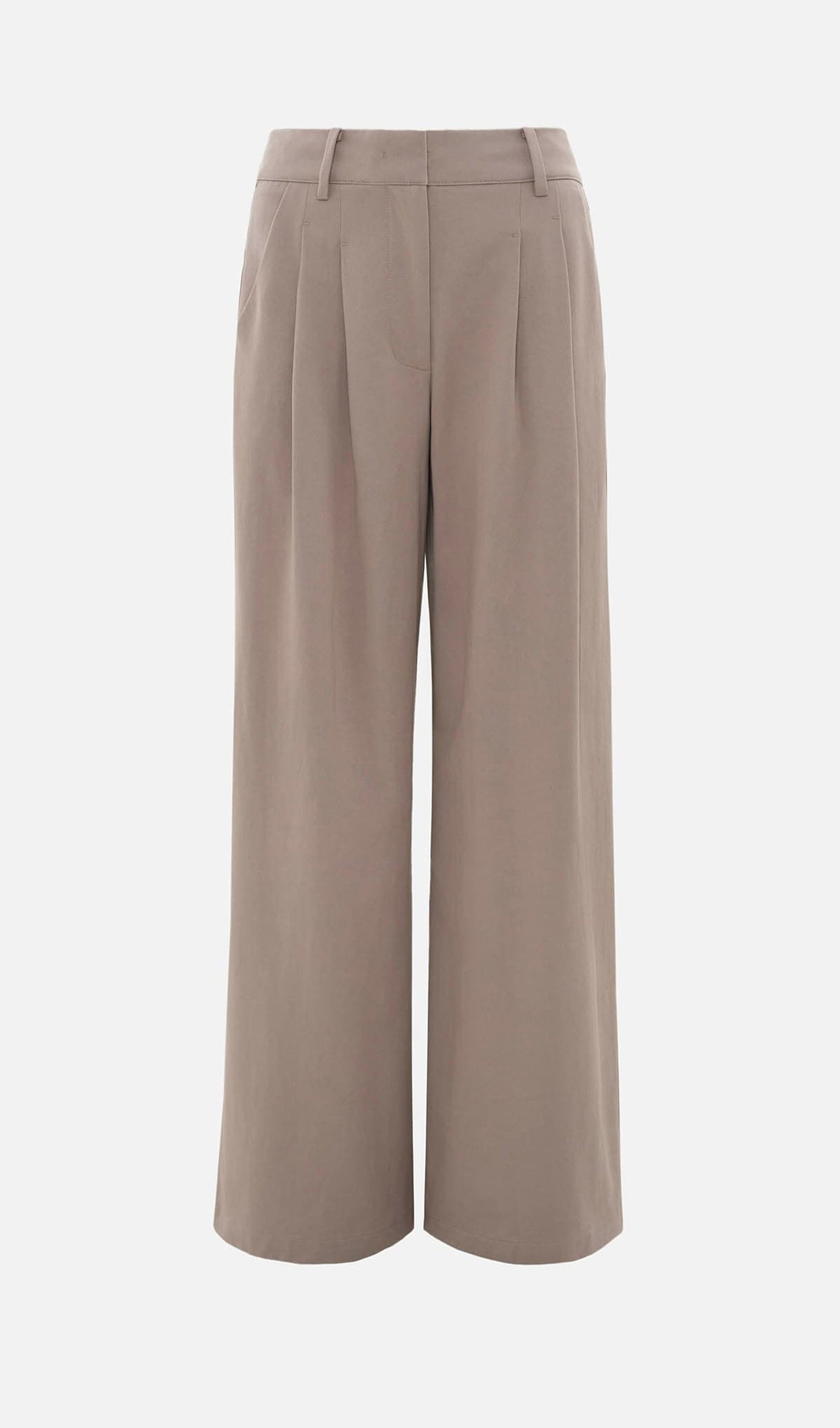 PANTALÓN DE PINZA HOLGADO DE ALGODÓN