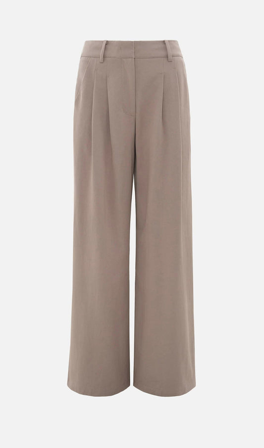 PANTALÓN DE PINZA HOLGADO DE ALGODÓN