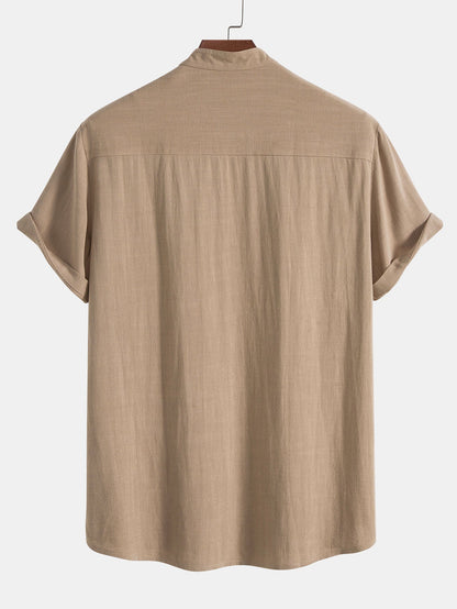 Leo – Conjunto Casual con Polo y Pantalón de Lino para Hombre