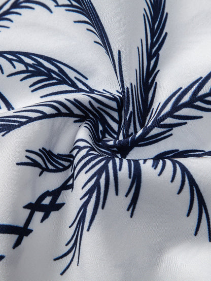 Camisa de Botón y Pantalones Cortos de Baño Island Sailing