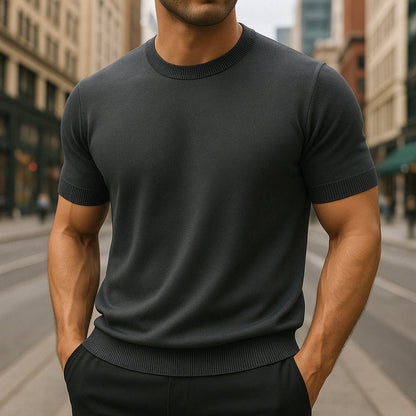 Théo – Camiseta Entallada de Lana Merino