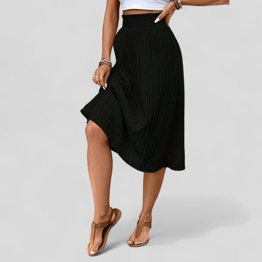 FALDA MIDI PLISADA n.07146