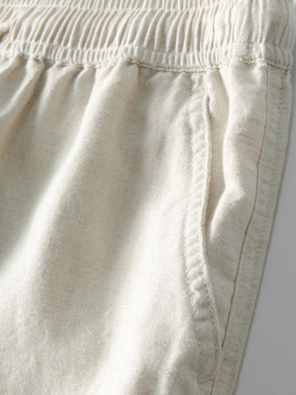 Leo – Conjunto Casual con Polo y Pantalón de Lino para Hombre