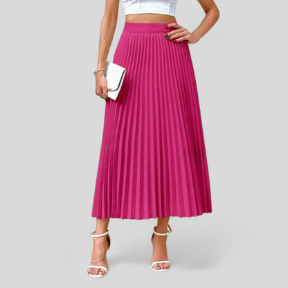 FALDA MIDI PLISADA n.06329