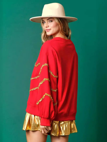 JERSEY ÁRBOL DE LENTEJUELAS