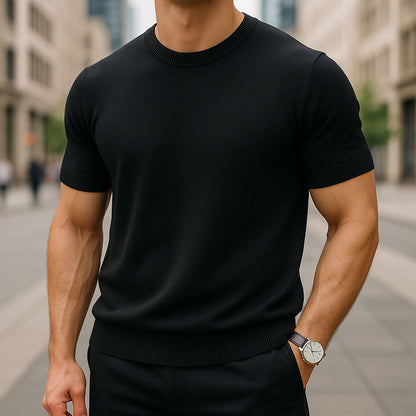 Théo – Camiseta Entallada de Lana Merino