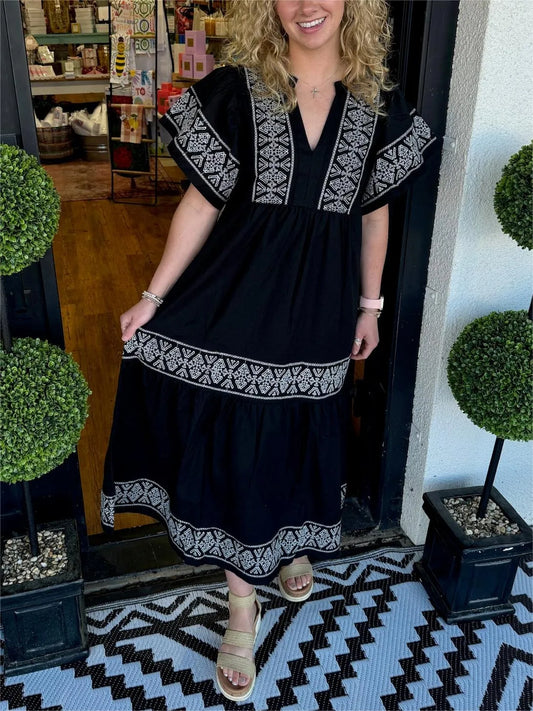 Nancy – Vestido boho maxi imprescindible