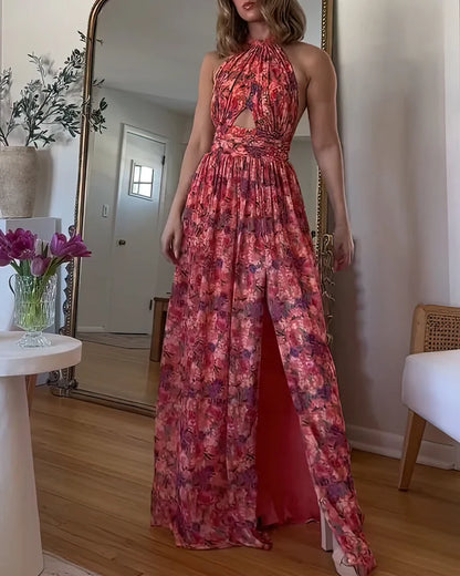Oriane | Vestido largo con espalda descubierta