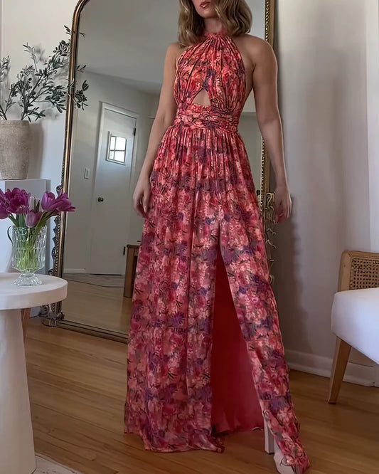 Oriane | Vestido largo con espalda descubierta