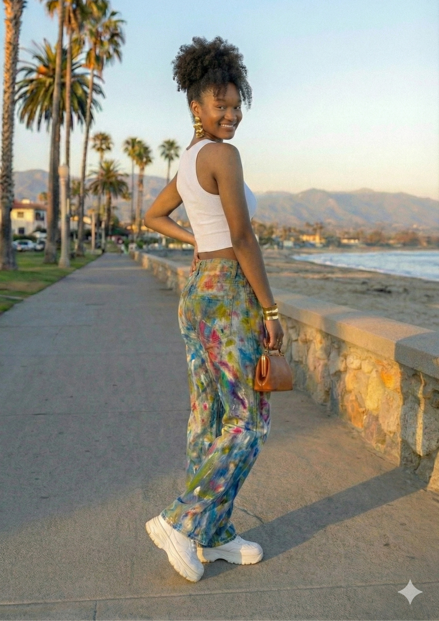 JEANS NÉBULA URBANA DENIM WIDE LEG