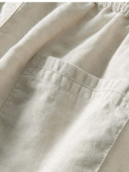 Leo – Conjunto Casual con Polo y Pantalón de Lino para Hombre