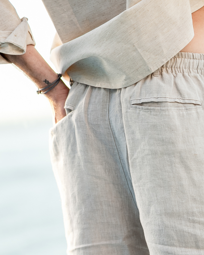 Casablanca – Bermudas de lino premium