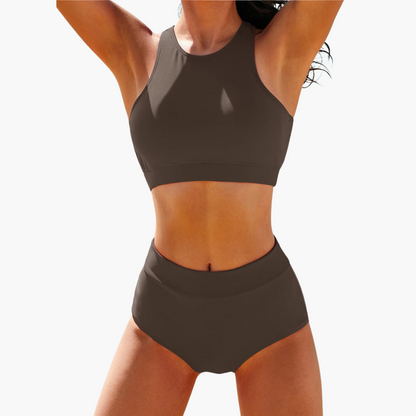 Nova – Bikini deportivo tipo bustier para natación y entrenamiento
