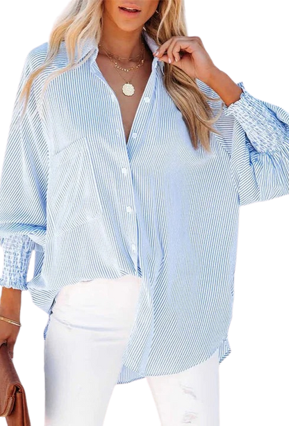CAMISA OVERSIZE DE RAYAS n.624981