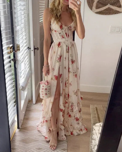 Sonia | Vestido floral con escote en V