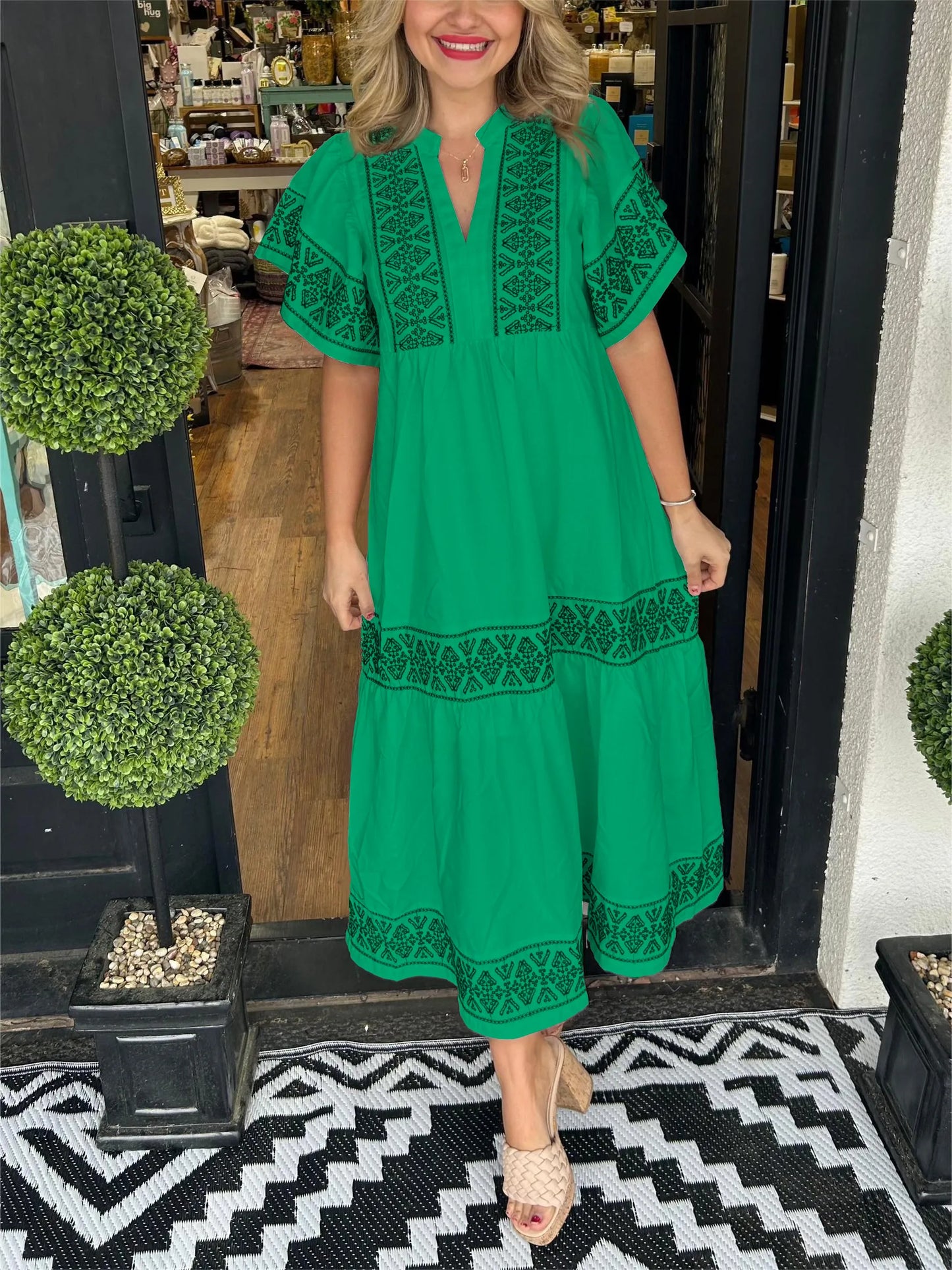 Nancy – Vestido boho maxi imprescindible