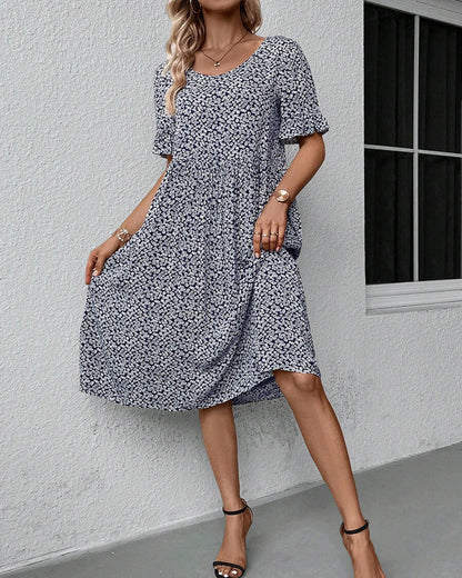 Fleur – Vestido midi floral elegante para mujer