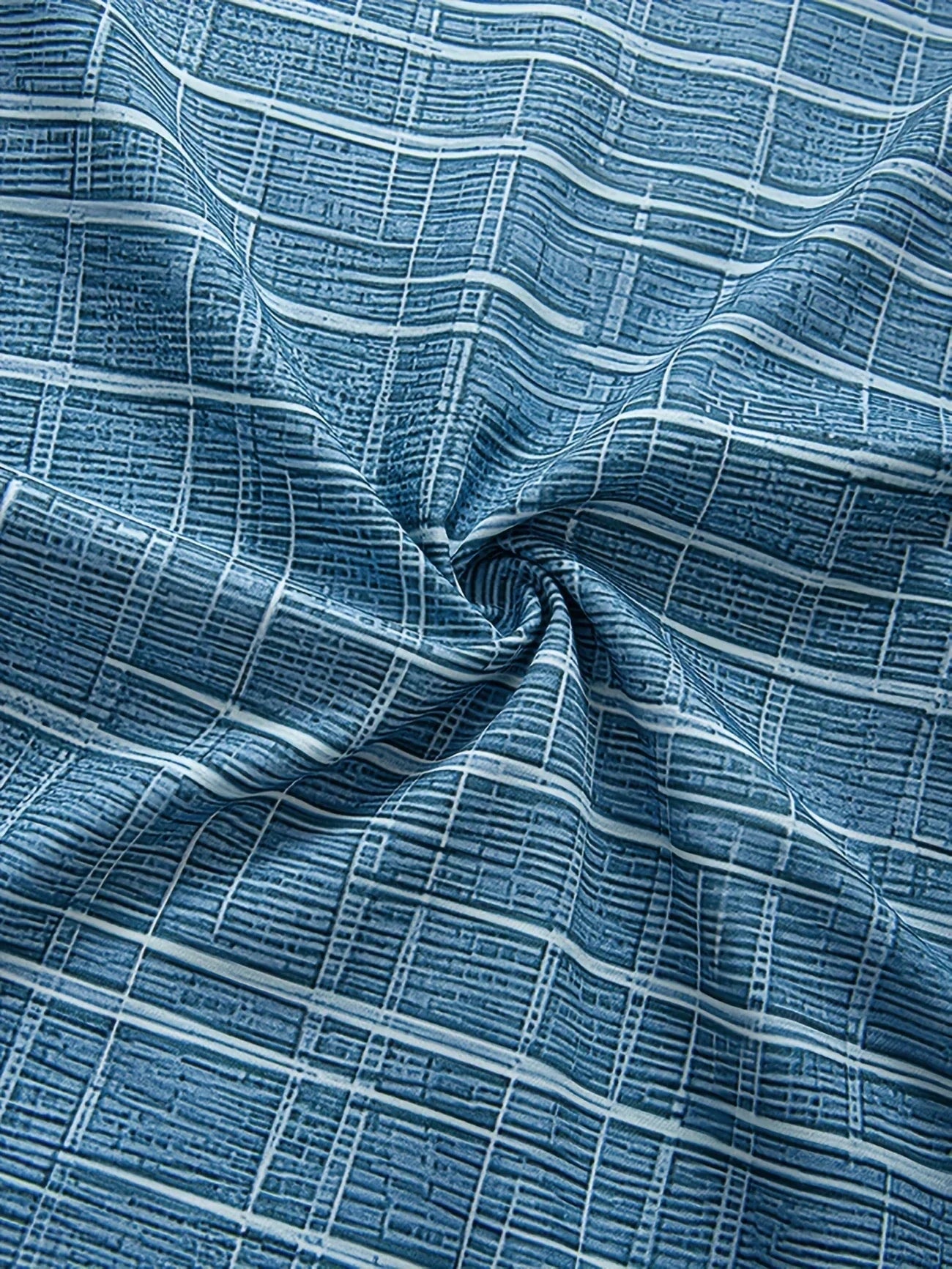 Gael – Camisa de Rayas a Cuadros de Estilo Moderno