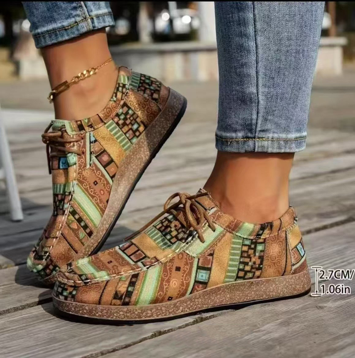 ZAPATOS ESTAMPADO PATCHWORK