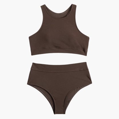 Nova – Bikini deportivo tipo bustier para natación y entrenamiento