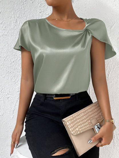 Sophie – Top Elegante con Detalle Único en los Hombros