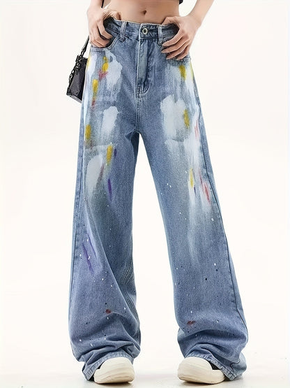 PANTALÓN PRINT GRÁFICO FLARE STREET