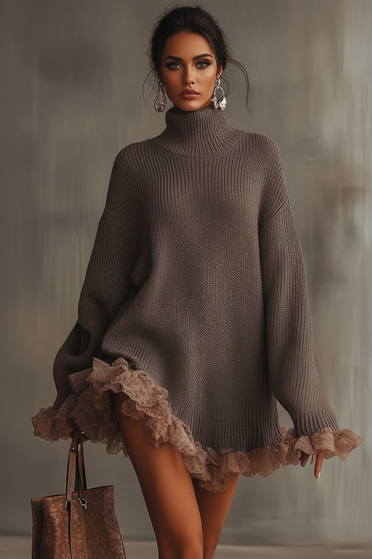 LUNARA™  | VESTIDO DE PUNTO OVERSIZE