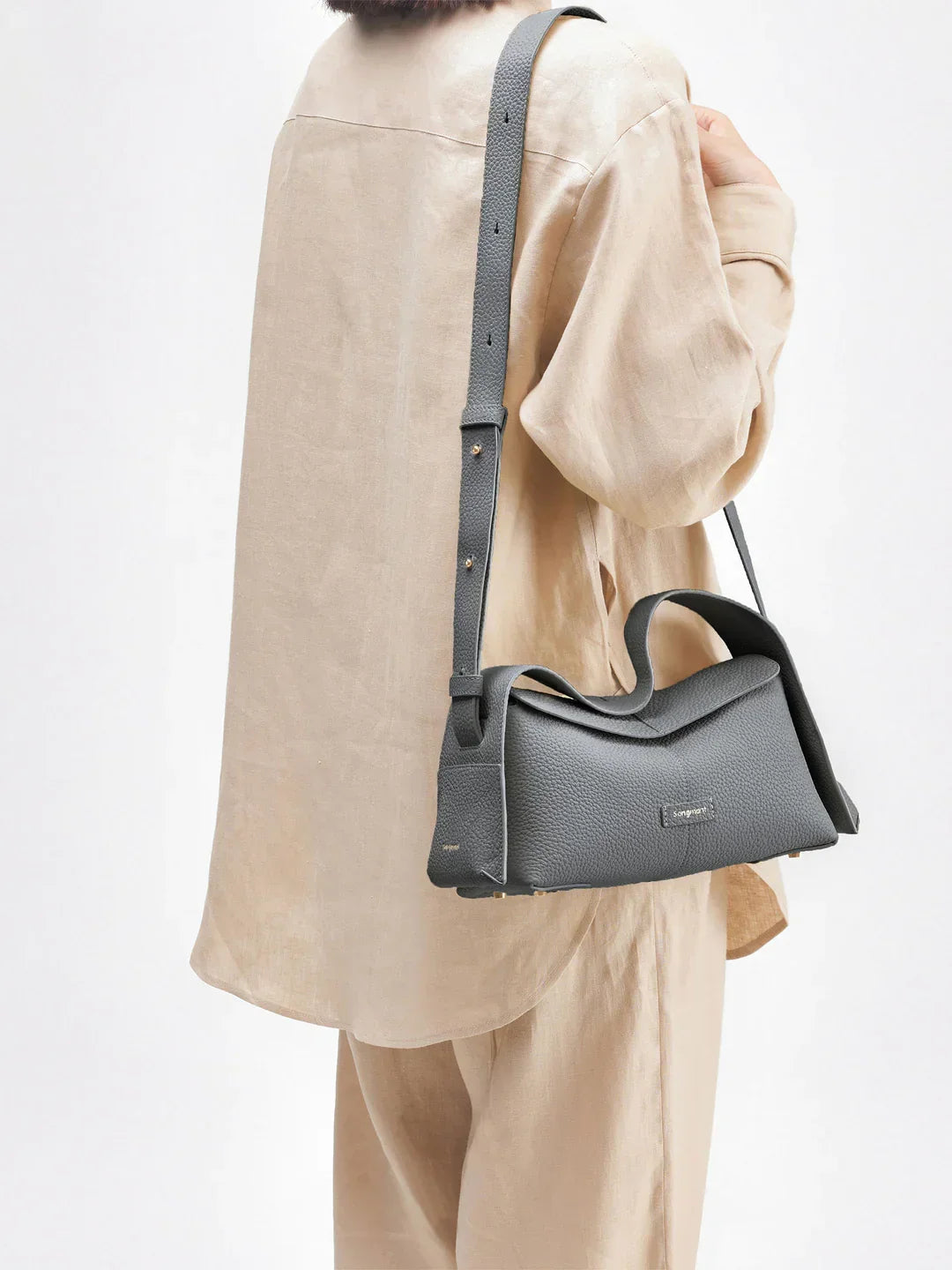 BOLSO MEI LING MINI | GRIS ANTRACITA