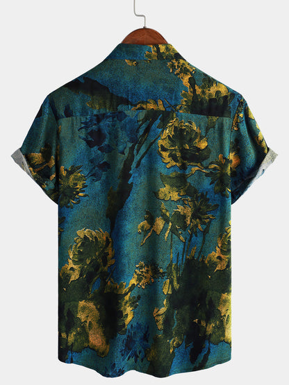 Kaleoki – Camisa vintage veraniega con botones