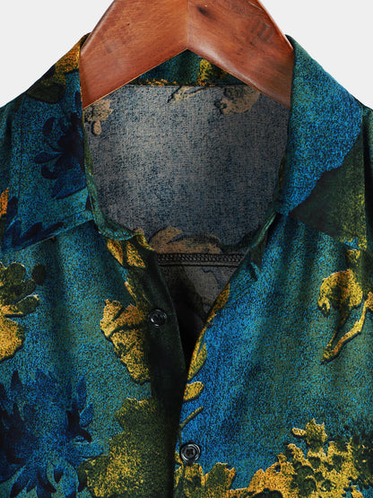 Kaleoki – Camisa vintage veraniega con botones