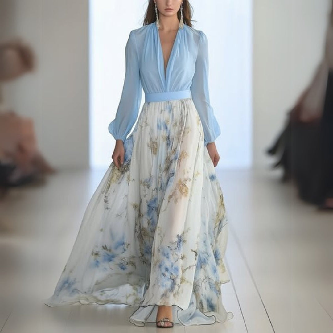 DOLORES | VESTIDO ELEGANTE DE ESTAMPADO FLORAL
