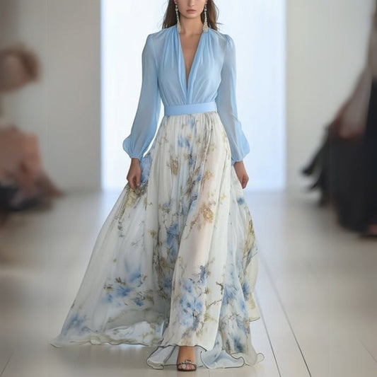DOLORES | VESTIDO ELEGANTE DE ESTAMPADO FLORAL