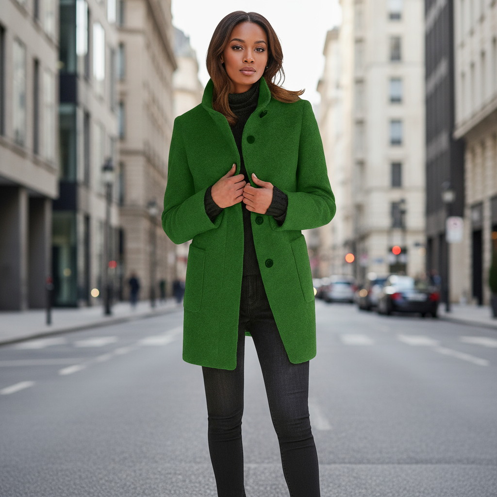 ABRIGO LARGO DE LANA PREMIUM