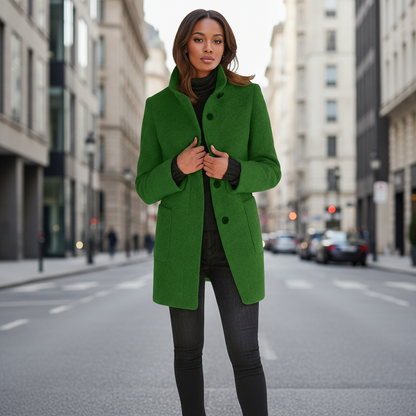 ABRIGO LARGO DE LANA PREMIUM