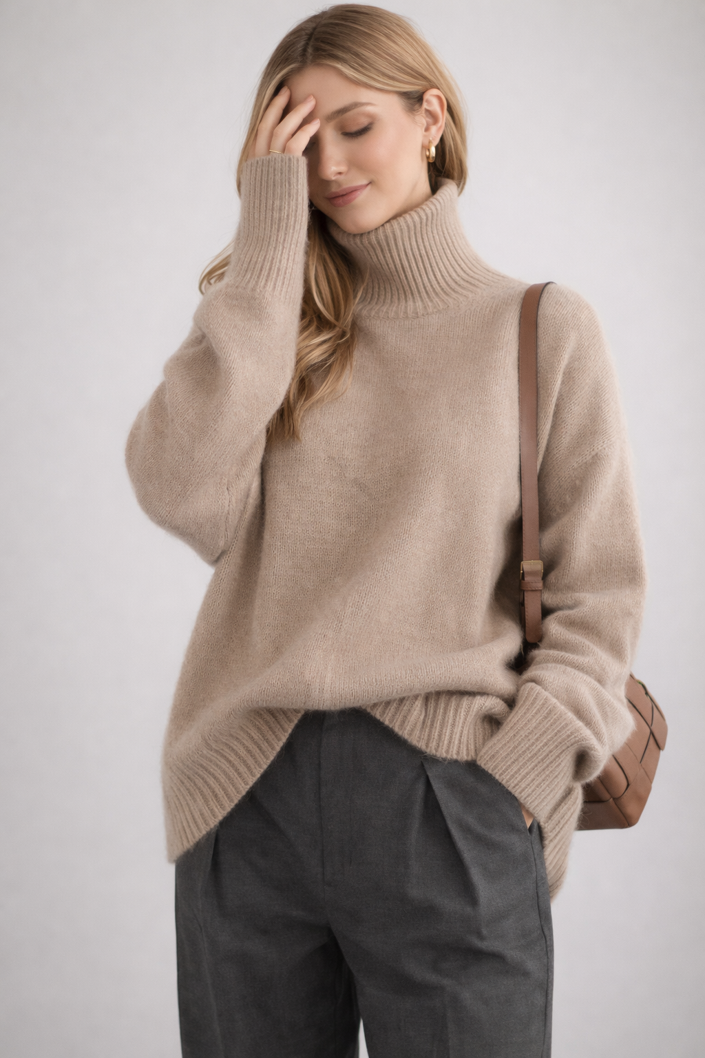MIA™ | JERSEY DE CUELLO ALTO DE CACHEMIRA