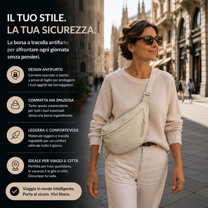 BOLSO MEDIA LUNA | BEIGE