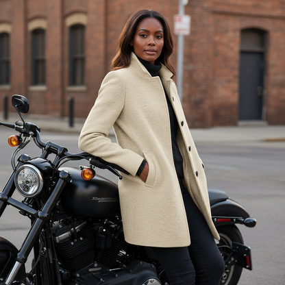 ABRIGO LARGO DE LANA PREMIUM