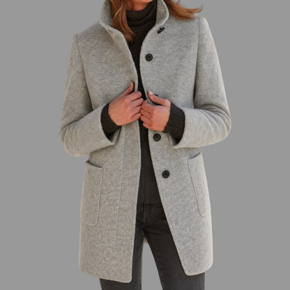 ABRIGO LARGO DE LANA PREMIUM