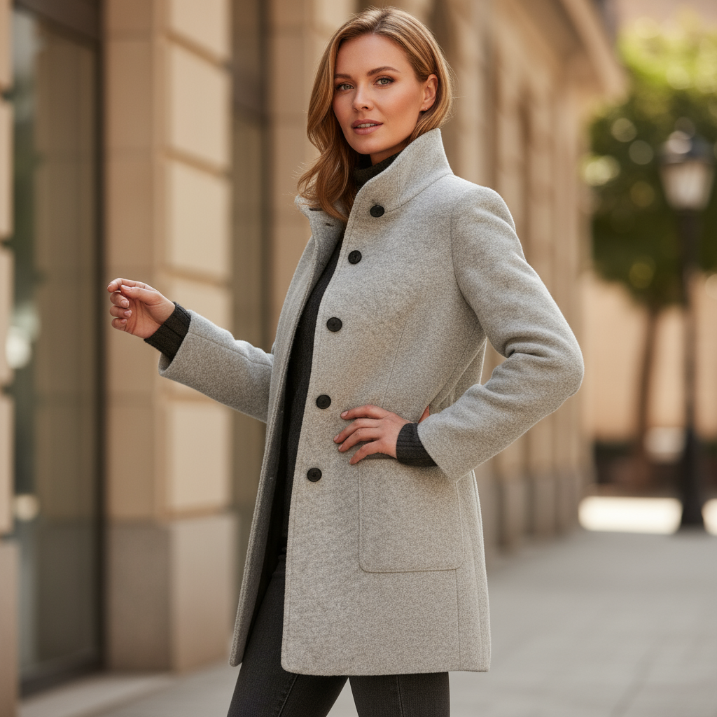 ABRIGO LARGO DE LANA PREMIUM