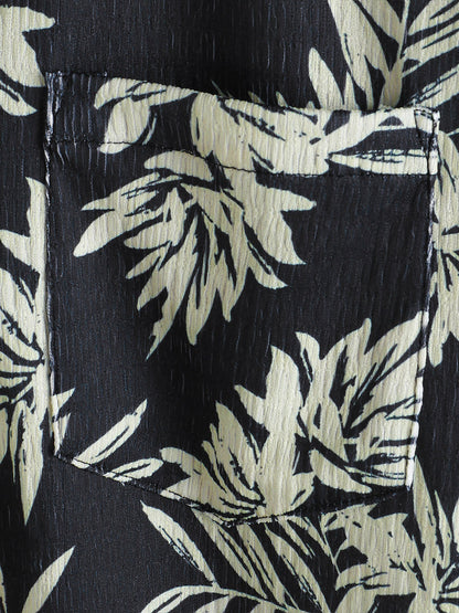 Makani – Camisa hawaiana de hojas para hombre