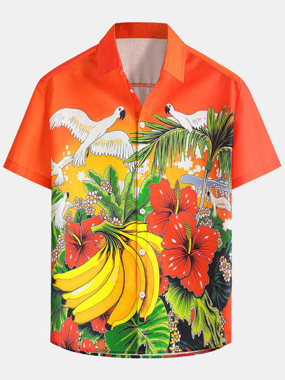 Keanu – Camisa hawaiana floral para hombre