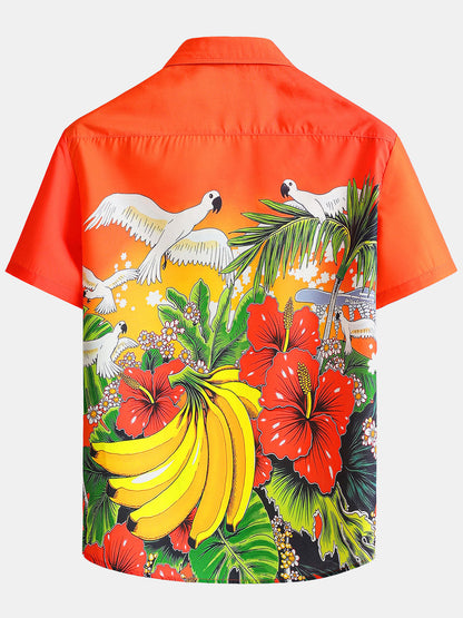 Keanu – Camisa hawaiana floral para hombre