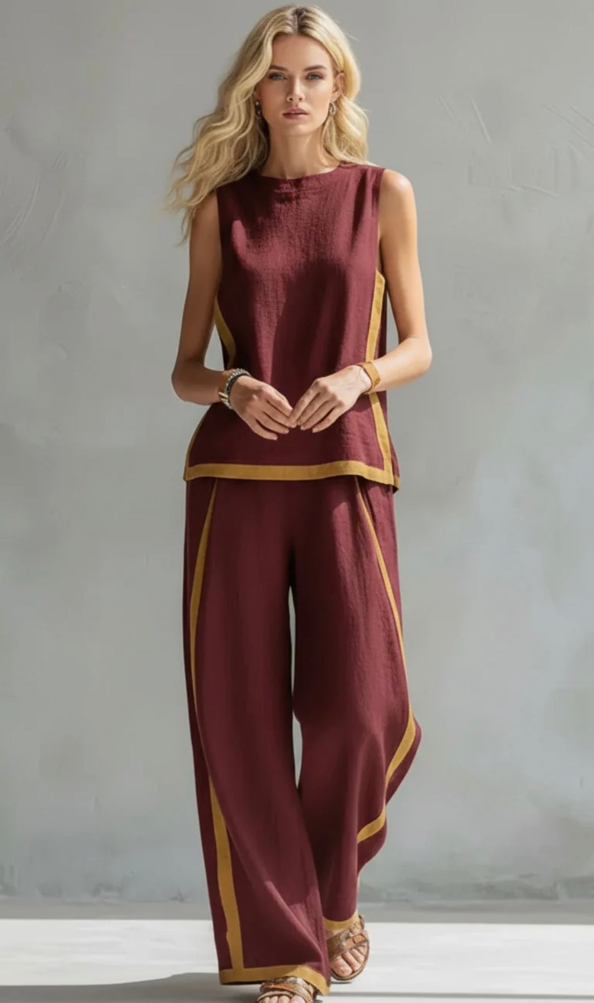 ELVA | CONJUNTO LINO ALGODÓN CONTEMPORÁNEO