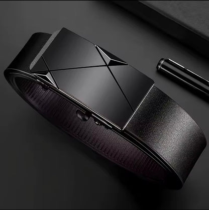 CINTURÓN DE CUERO ELEGANTE PARA HOMBRE